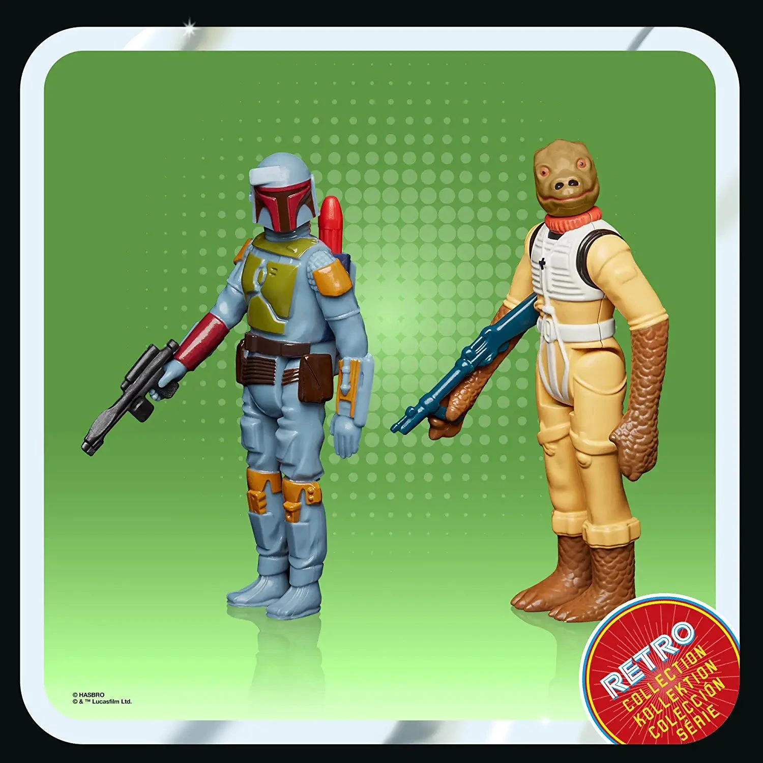 Hasbro Star Wars Retro Collection Boba Fett & Bossk 3.75" Action Figure 3 Hasbro Star Wars Retro Collection Boba Fett & Bossk 3.75" Action Figure