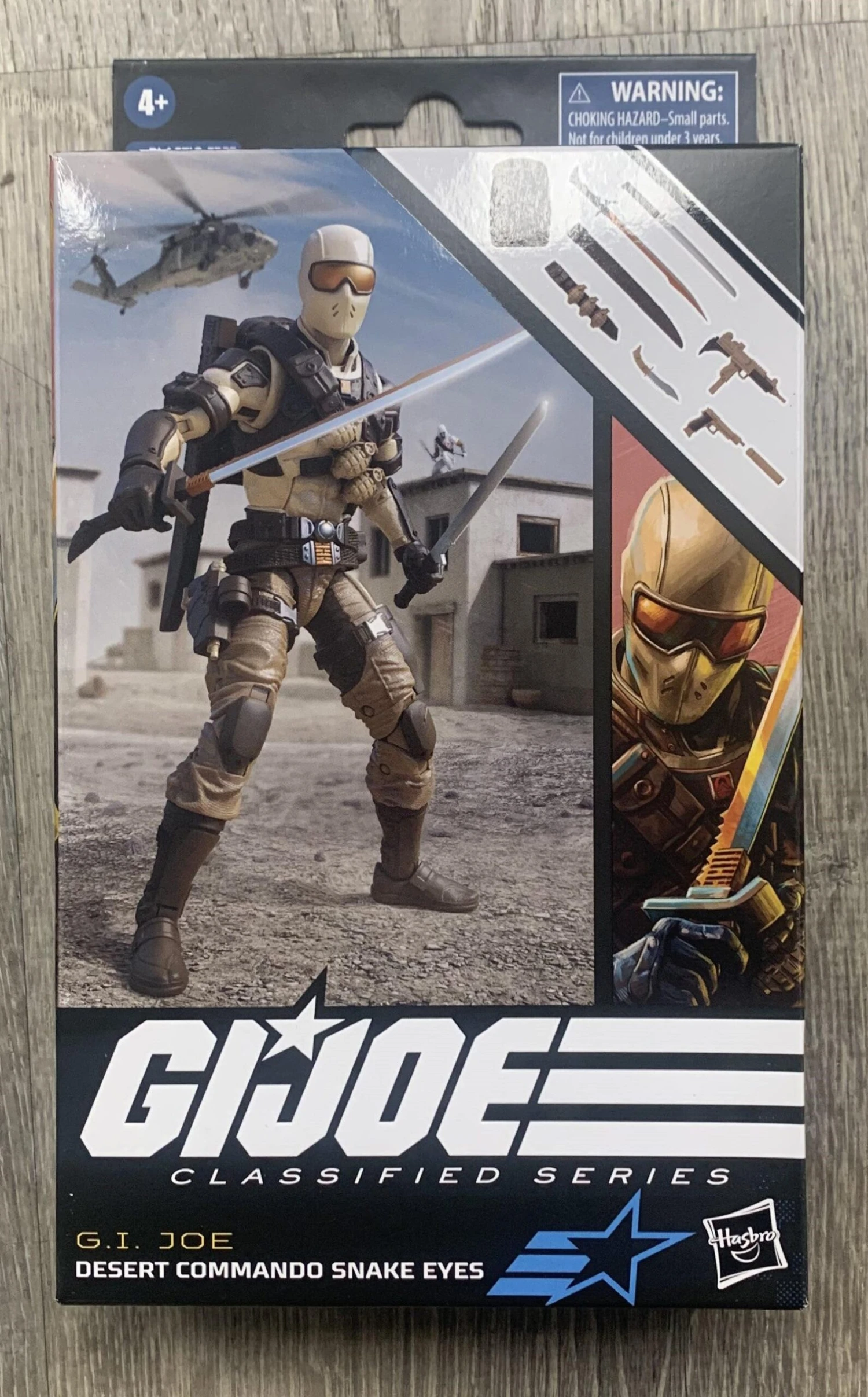 Hasbro G.I. Joe Classified Series 92 Desert Commando Snake Eyes Action Figure 3 Hasbro G.I. Joe Classified Series 92 Desert Commando Snake Eyes Action Figure