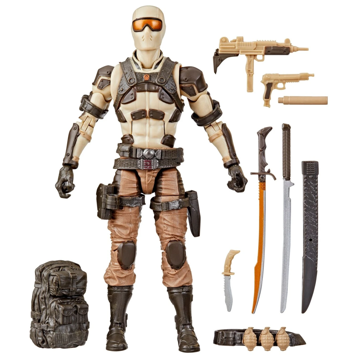 Hasbro G.I. Joe Classified Series 92 Desert Commando Snake Eyes Action Figure 7 Hasbro G.I. Joe Classified Series 92 Desert Commando Snake Eyes Action Figure - Image 5