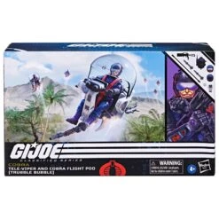 Hasbro G.I. Joe Classified Series Tele-Viper & Cobra Flight Pod (Trubble Bubble) Action Figure And Vehicle -Bandai Zone 5010996111524
