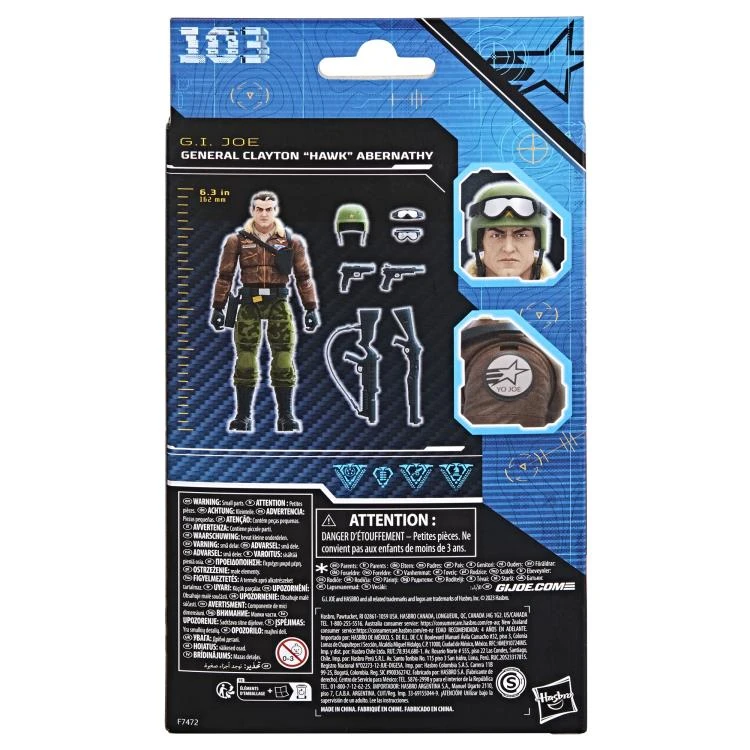 Hasbro G.I. Joe Classified Series 103 General Clayton "Hawk" Abernathy Action Figure 12 Hasbro G.I. Joe Classified Series 103 General Clayton "Hawk" Abernathy Action Figure - Image 10