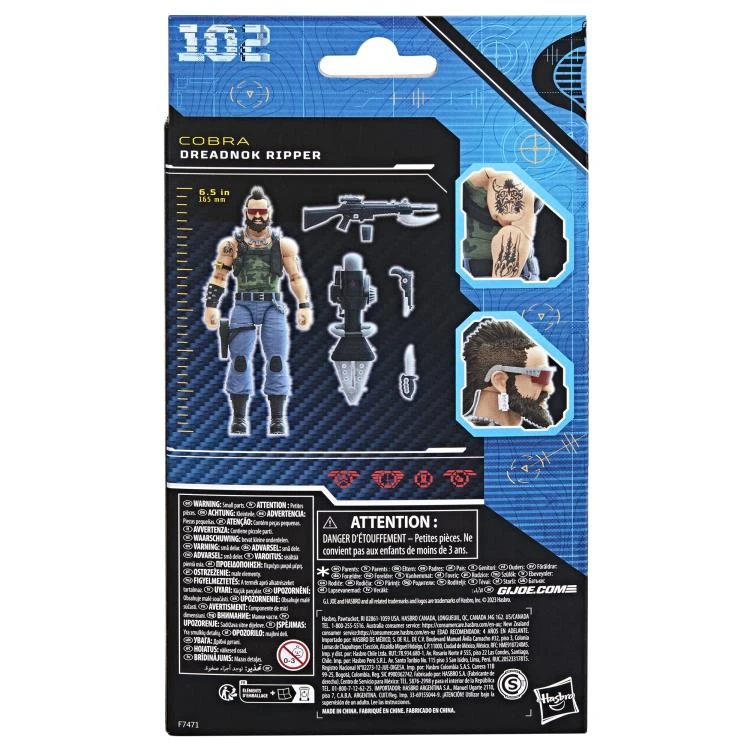 Hasbro G.I. Joe Classified Series 102 Dreadnok Ripper Action Figure 12 Hasbro G.I. Joe Classified Series 102 Dreadnok Ripper Action Figure - Image 10