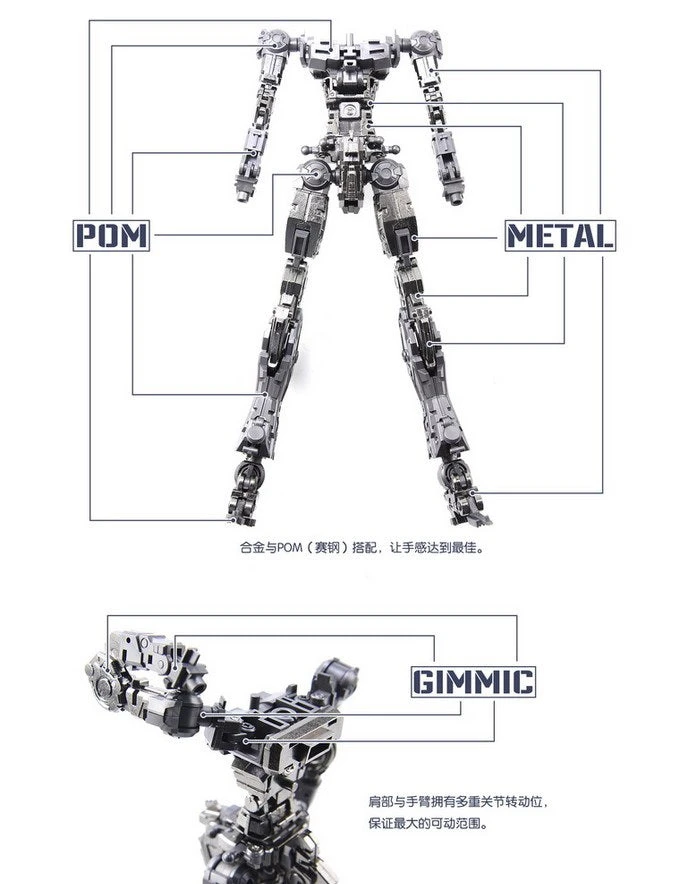 In Era+ Ruling Type 01 Full Armed Battlemachine Alloy Die Casting Frame Model Kit 12 In Era+ Ruling Type 01 Full Armed Battlemachine Alloy Die Casting Frame Model Kit - Image 10