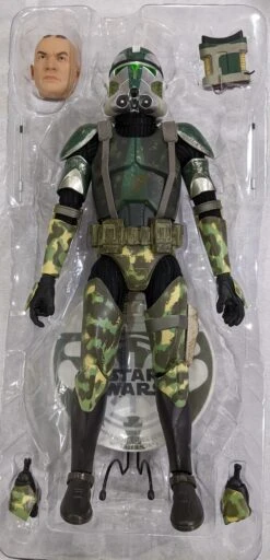 Sideshow Collectible 1/6 Star Wars Militaries Of Star Wars Commander Gree 41st Elite Corps Sixth Scale Figure *Open Box* -Bandai Zone 747720214644j