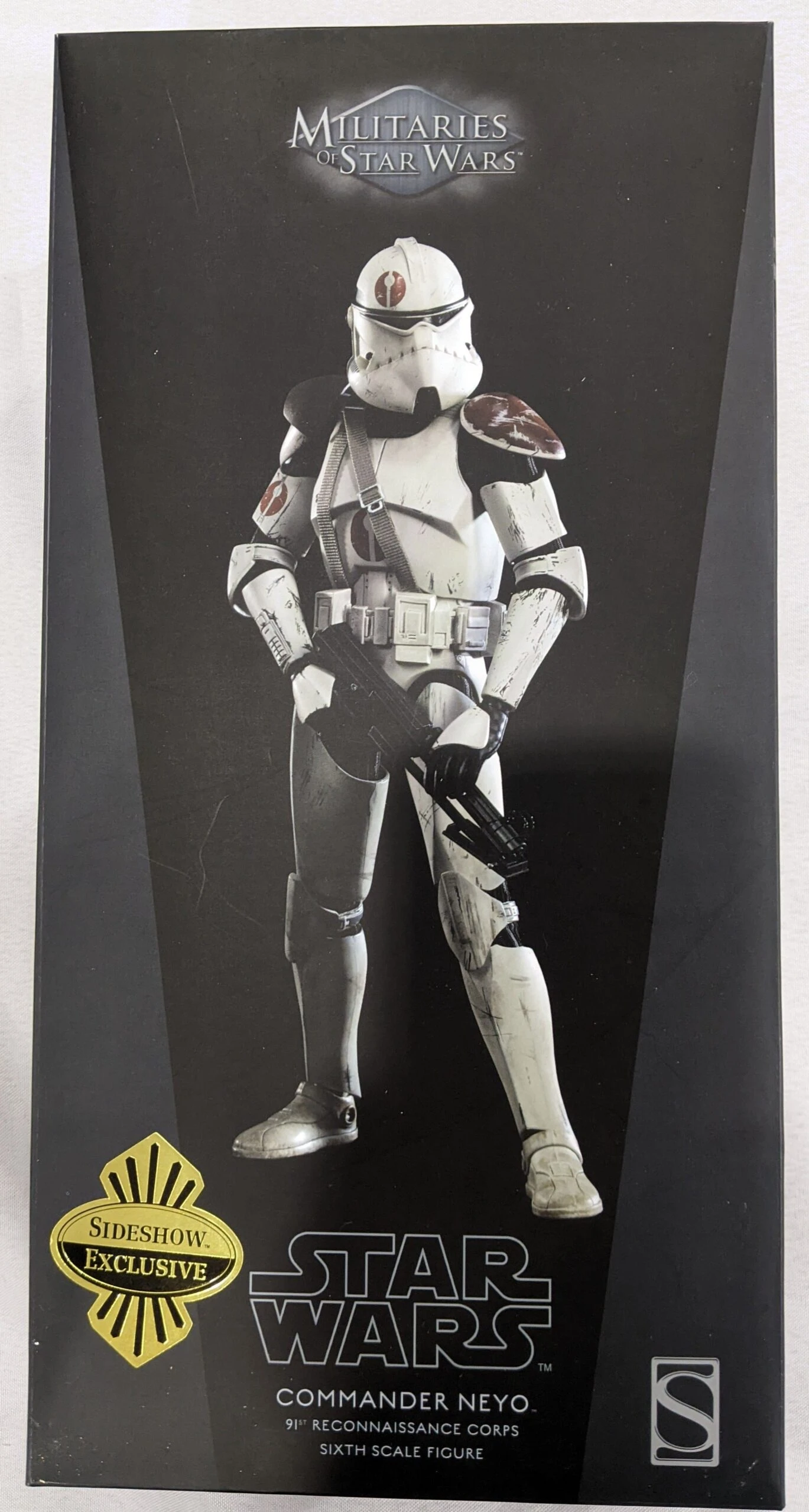 Sideshow Collectible 1/6 Star Wars Militaries Of Star Wars 91st Reconnaissance Corps Commander Neyo Sixth Scale Figure *Open Box* 3 Sideshow Collectible 1/6 Star Wars Militaries Of Star Wars 91st Reconnaissance Corps Commander Neyo Sixth Scale Figure *Open Box*