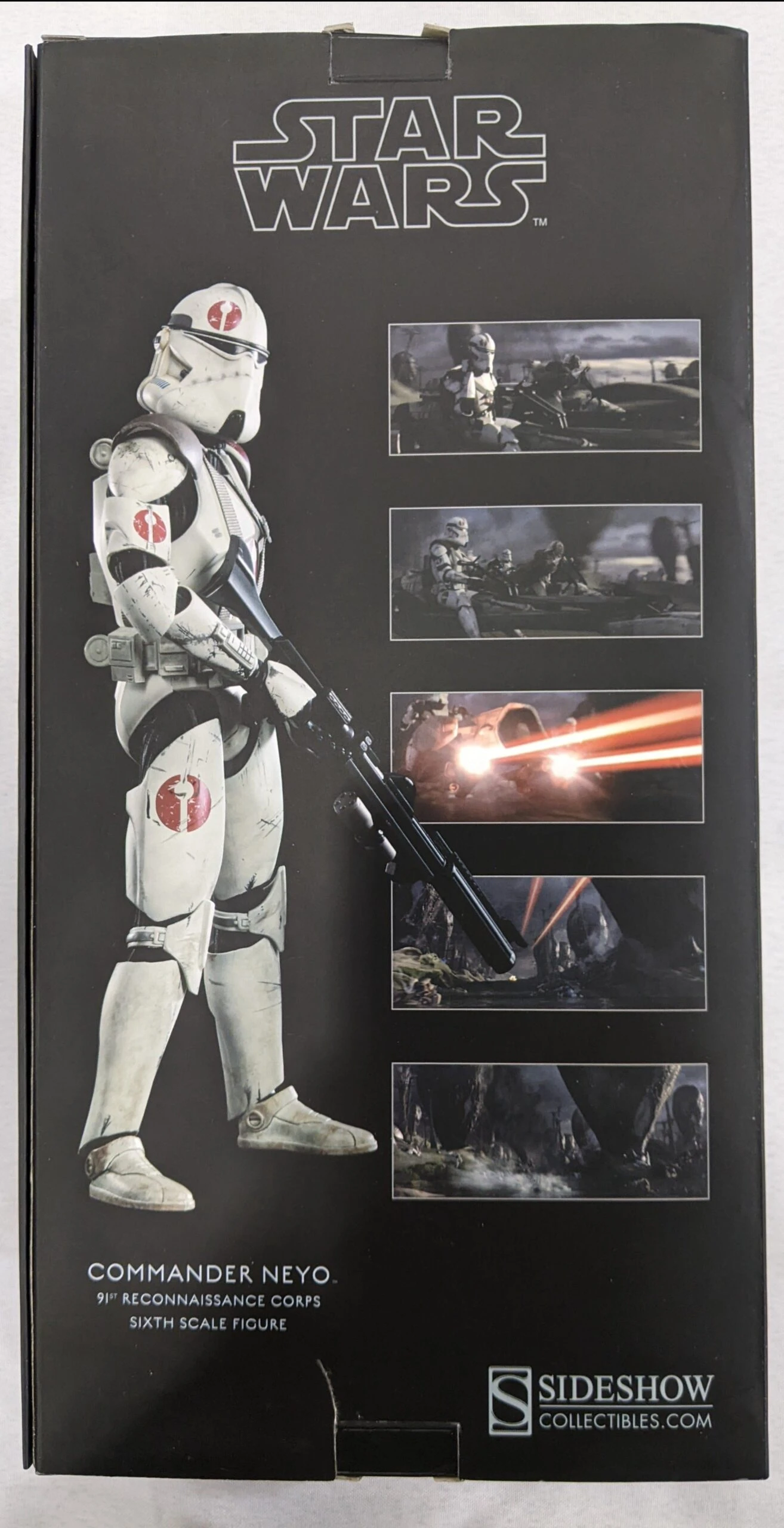 Sideshow Collectible 1/6 Star Wars Militaries Of Star Wars 91st Reconnaissance Corps Commander Neyo Sixth Scale Figure *Open Box* 6 Sideshow Collectible 1/6 Star Wars Militaries Of Star Wars 91st Reconnaissance Corps Commander Neyo Sixth Scale Figure *Open Box* - Image 4