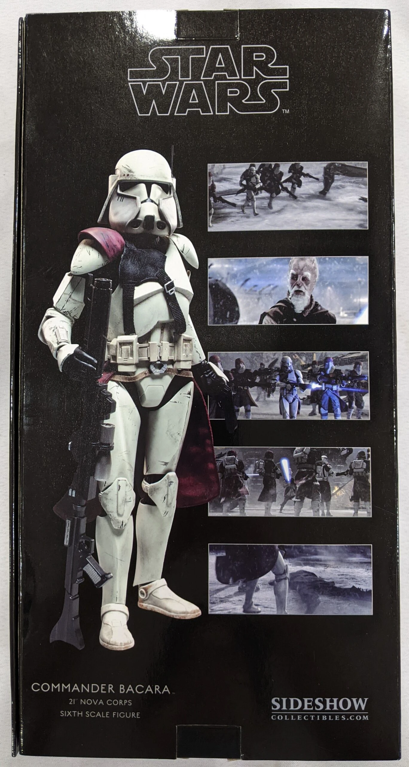 Sideshow Collectible 1/6 Star Wars Militaries Of Star Wars 21st Nova Corps Commander Bacara Sixth Scale Figure *Open Box* 4 Sideshow Collectible 1/6 Star Wars Militaries Of Star Wars 21st Nova Corps Commander Bacara Sixth Scale Figure *Open Box* - Image 2