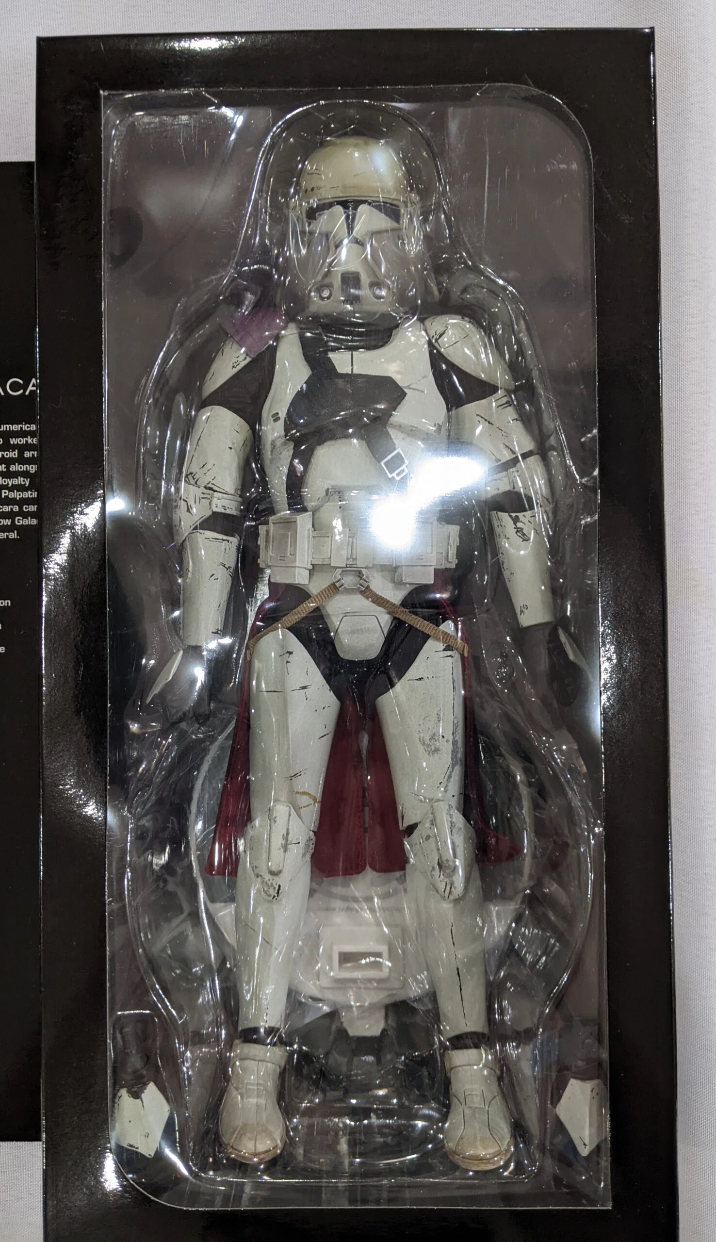 Sideshow Collectible 1/6 Star Wars Militaries Of Star Wars 21st Nova Corps Commander Bacara Sixth Scale Figure *Open Box* 6 Sideshow Collectible 1/6 Star Wars Militaries Of Star Wars 21st Nova Corps Commander Bacara Sixth Scale Figure *Open Box* - Image 4