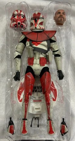 Sideshow Collectible 1/6 Star Wars Militaries Of Star Wars 612th Attack Battalion Commander Ganch Sixth Scale Figure *Open Box* -Bandai Zone 747720221963g