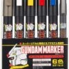 GSI Gundam Marker HG MG RG PG GMS105 Basic Marker Set 2 GSI Gundam Marker HG MG RG PG GMS105 Basic Marker Set -Bandai Zone 785924464205