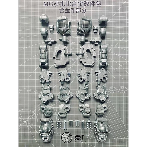 DOT Workshop Gundam 1/100 MG Sazabi Ver. Ka Metal Diecast Upgrade Parts 3 DOT Workshop Gundam 1/100 MG Sazabi Ver. Ka Metal Diecast Upgrade Parts