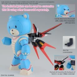 Bandai Gundam 1/144 HGBM #XX Beargguy Ohana & AloHalo Set Model Kit -Bandai Zone hg beargguy aroharo 05 en